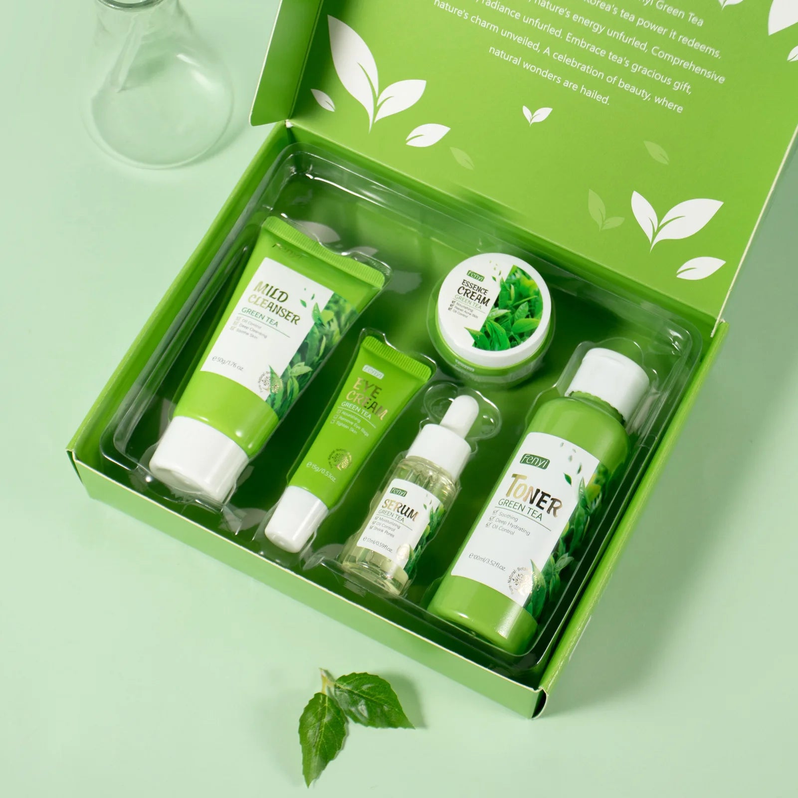 Green Tea Skincare Set - 5 Piece Collection